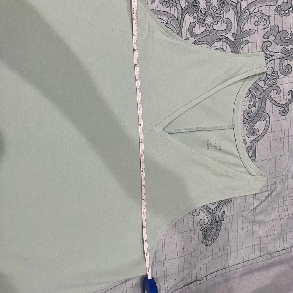 A New Day Women's Mint Green Maxi Women’s Sleeveless Dress size XL Ruffled Hem - Picture 7 of 7
